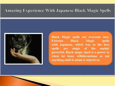 Japanese black magic